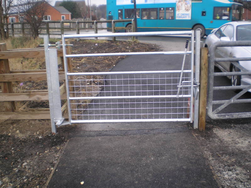 Leeds - Steel Footpath Gate