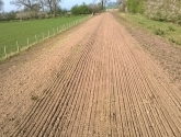 Potto - Repair surface of floodbank - After